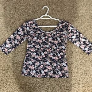 Garage 3/4 Floral shirt